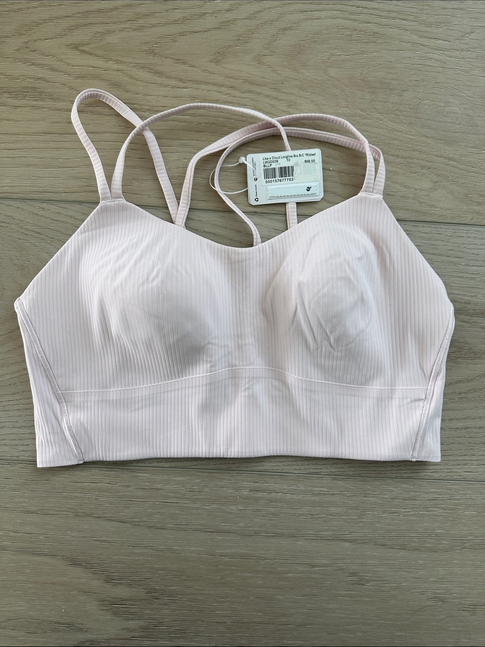 Lululemon Athletics Like A Cloud Longline Bra B/C Ribbed